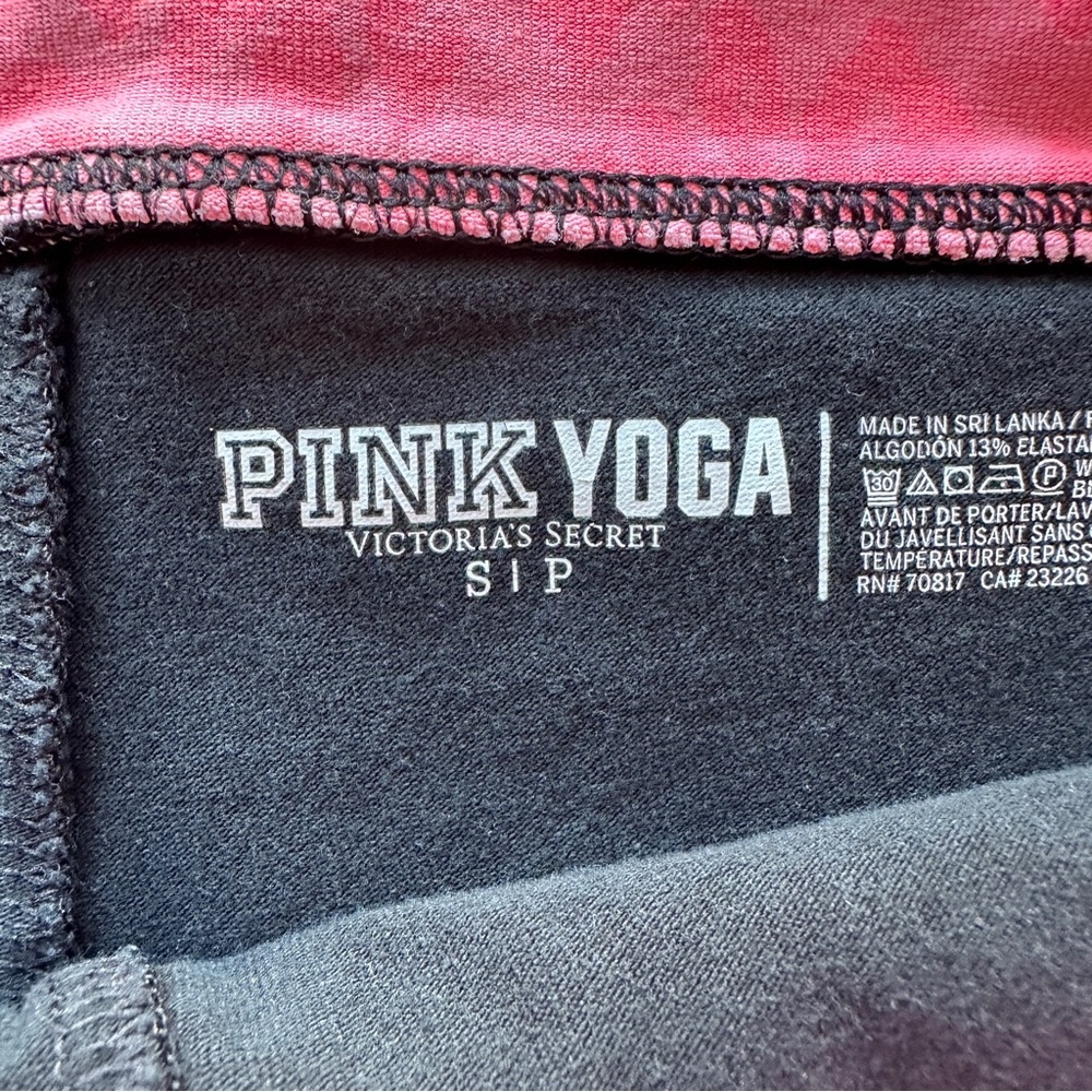 LOVE PINK Sequin Y2K Victoria’s Secret Yoga Shorts, Animal Print Folded Waist - Picture 6 of 12